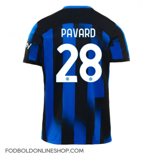 Inter Milan Benjamin Pavard #28 Hjemmebanetrøje 2023-24 Kortærmet